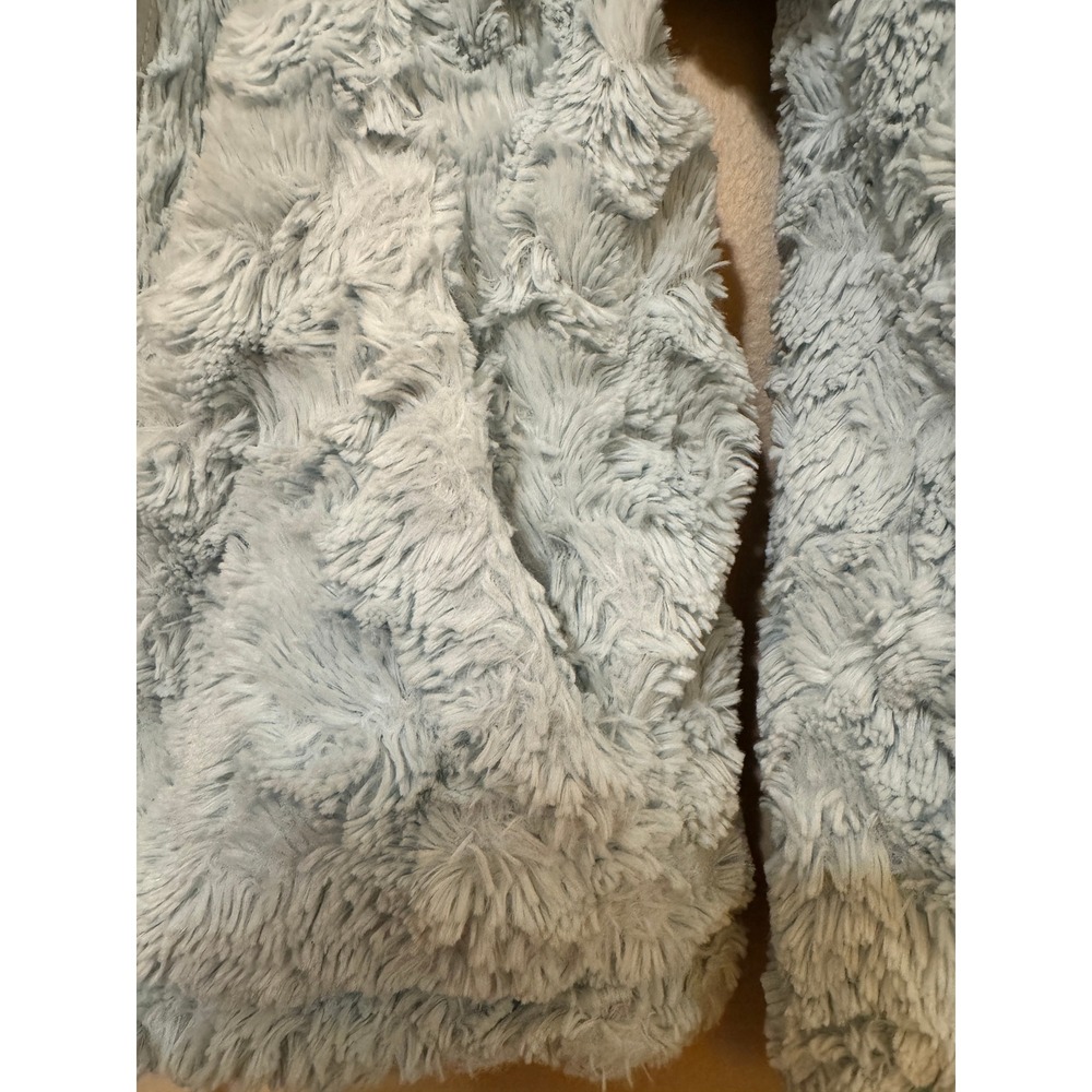 The North Face Girls Reversible Mossbud Swirl Jacket Grey Blue Size M 10/12 - Picture 8 of 15